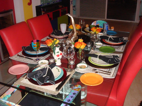 Dinner For Six, dinner party, Caesar Salad, Bananas Foster