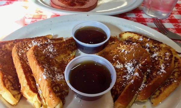 French Toast with Grilled Bologna at Angie’s