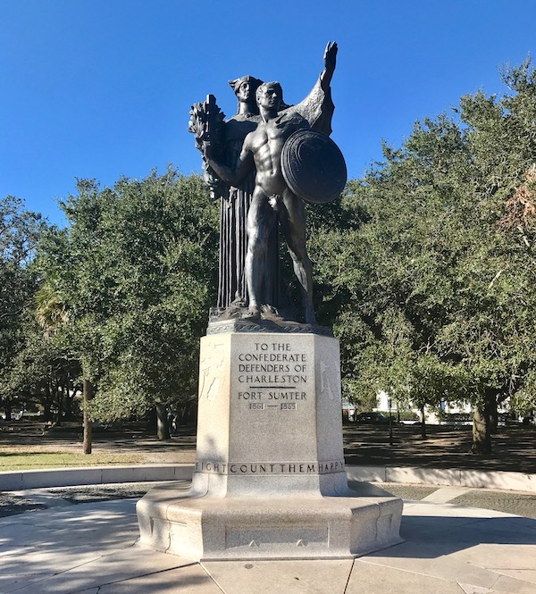 Statue in a park