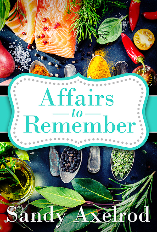 The front cover a Affairs to Remember Cookbook.