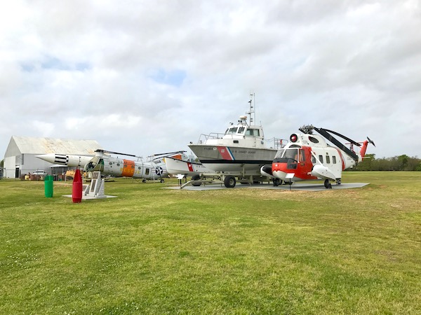 Naval vessels on display