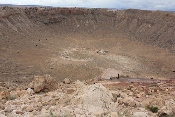 A photo of Meteor Crater