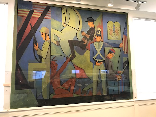 Mural at Kahal Kadosh Beth Elohim