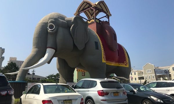 A giant elephant which was once a hotel is one of the Fun Things at the Jersey Shore