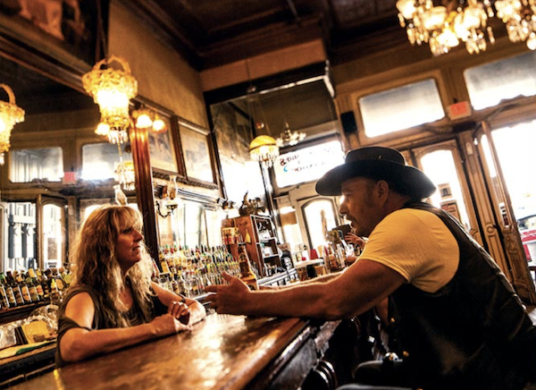 A large bar in a saloon from 60 Years of Camel and Ostrich Racing!