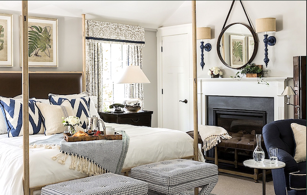 A luxurious hotel bedroom where you can stay when attending the Inn at Hastings Park Wine Dinners