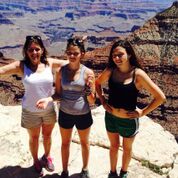 Three girls at Grand Canyon from Pink Steering Wheel Chronicles