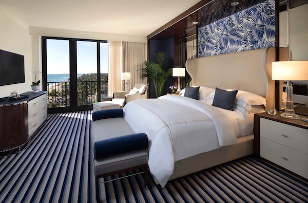A bedroom of a suite at The Breakers Palm Beach