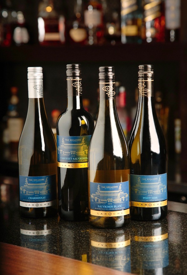 Bottles of the exclusive custom blended wines of The Breakers Palm Beach