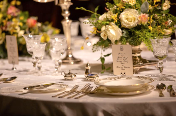 A lavishly set dining table from Fall Adventures In Asheville, NC