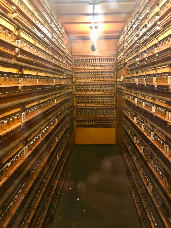 Wooden interior of the World's Largest Pipe Organ
