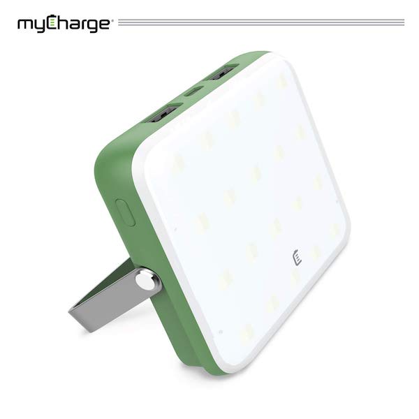 A white and green square lamp from 10 Best RV Camping Gifts