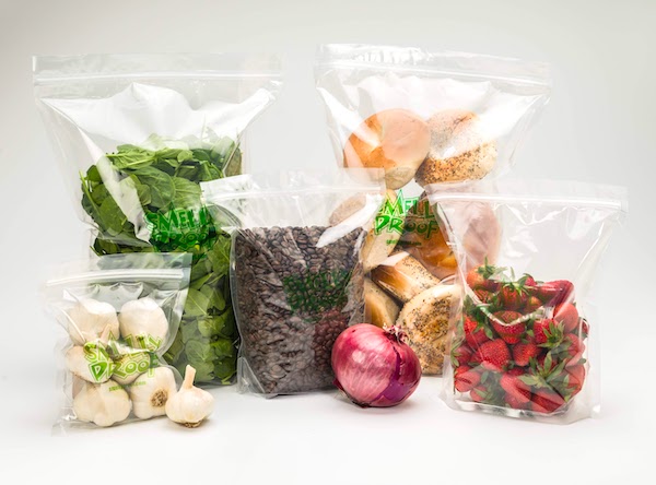 Clear storage bags filled with various food items from 10 Best RV Camping Gifts