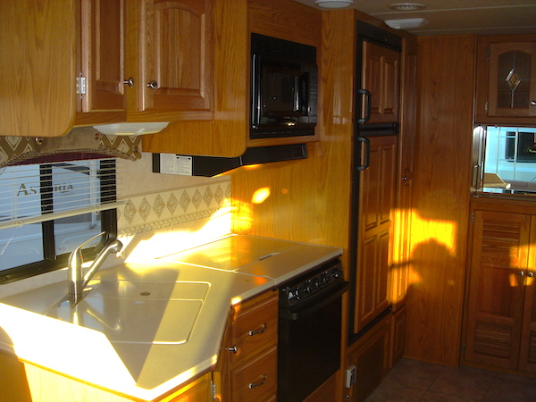 An RV kitchen Simple Ideas For Renovating Your RV