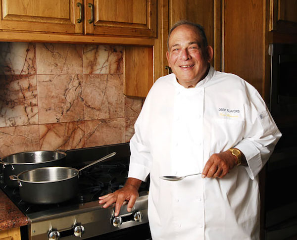 A chef at the stove from Deep Flavors by Kenneth M. Horwitz