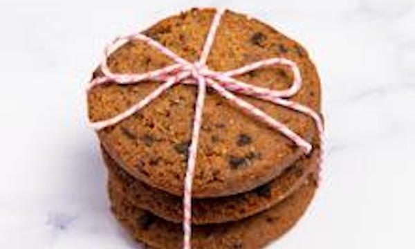 A stack of cookies tied with string from Fun Camping Essentials