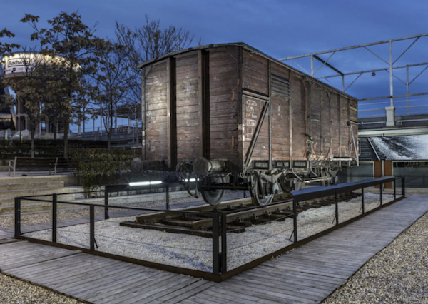 A train car at the Museum of Jewish Heritage