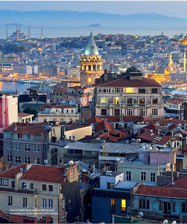 A city view of Istanbul from Anatolia Adventures in Turkish Eating