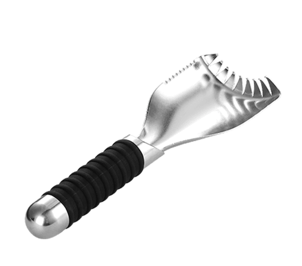 A metal and black handled tool from Healthful Options