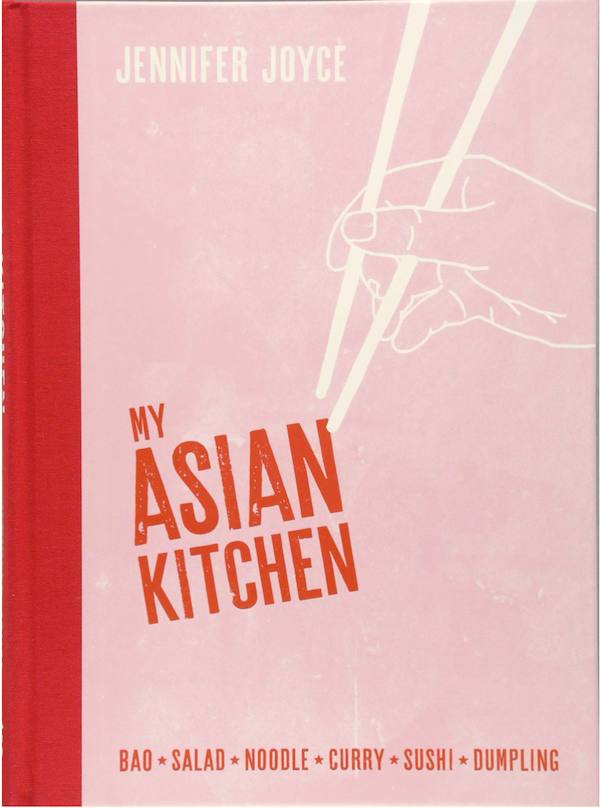 My Asian Kitchen front cover is pink with red lettering