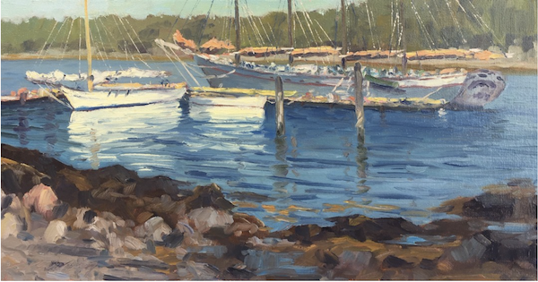 A seascape painting from 84th Annual Atlanta Dogwood Festival