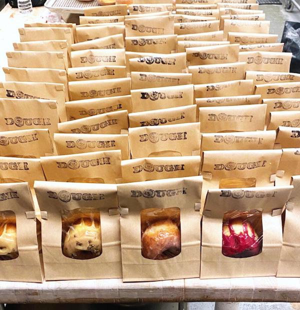 Bags of doughnuts for Doughnuts for First Responders
