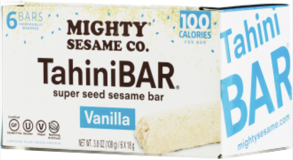 A box of Yummy Tahini Bars