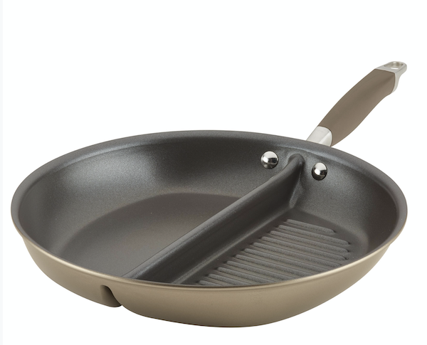 Bronze divided grill/griddle pan from Father's Day Gifts for Dads Who Cook