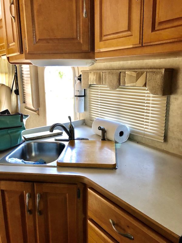An RV kitchen from RV Renovations Complete The Big Reveal