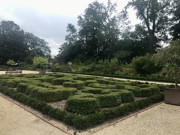 A maze like formal garden at George Washington's Mount Vernon