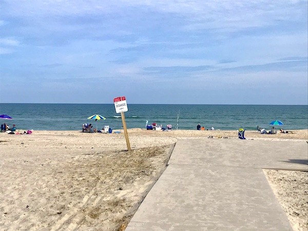 Maryland and Virginia Beaches sand and ocean.