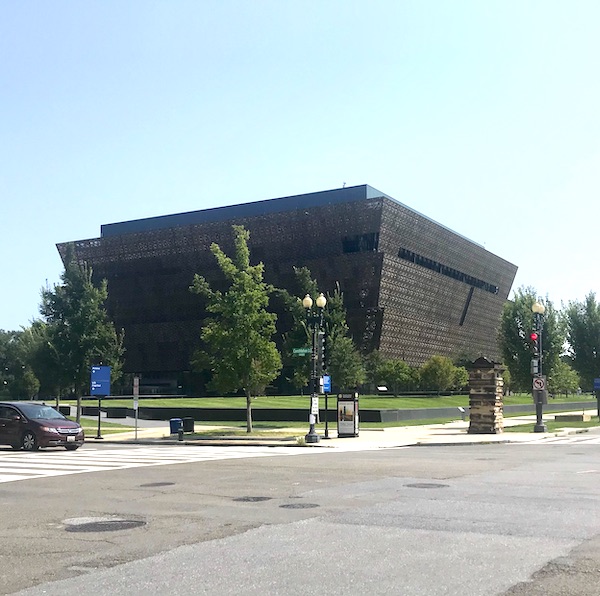 A black and bronze structure that will be the WW I memorial in Washington DC and Annapolis Maryland