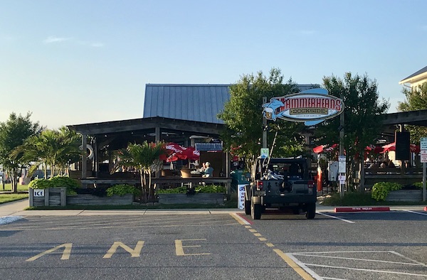 A rustic restaurant at Delaware Seashore State Park