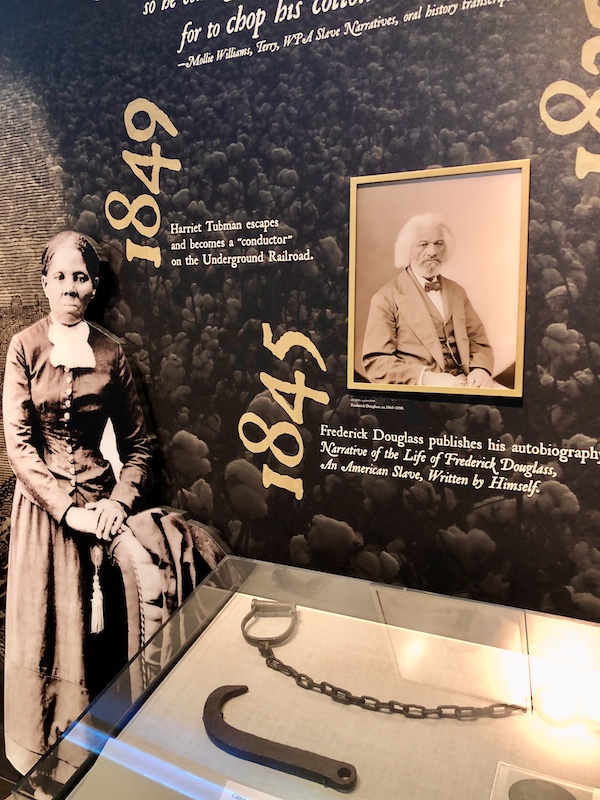 Part of a time line mural at the Mississippi Civil Rights Museum