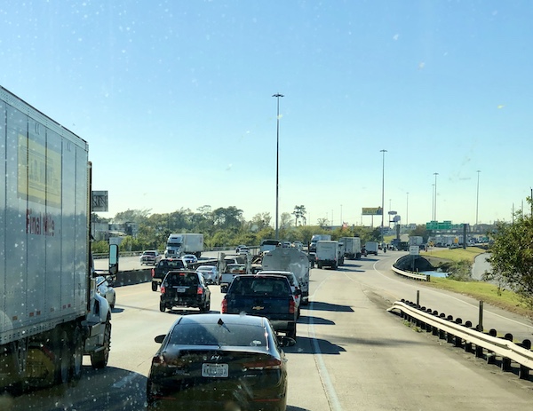 Bumper to bumper traffic in Texas at Last!