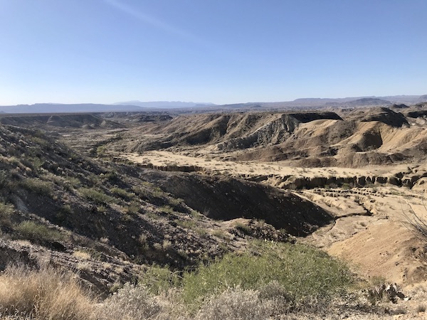 A canyon vista at Big Bend National Park Texas
