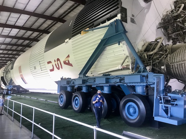 Another stage of rockets at NASA Space Center Houston