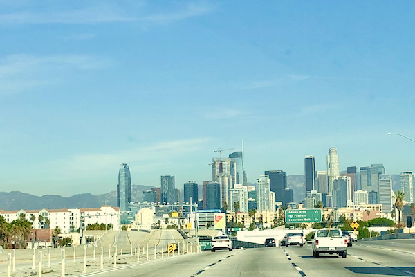The styling of a big city seen during A Day in LaLa Land