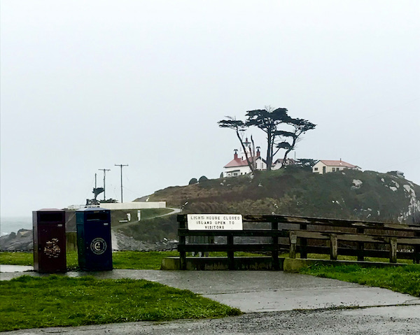 A lighthouse complex near Jedediah Smith Redwoods Crescent City CA