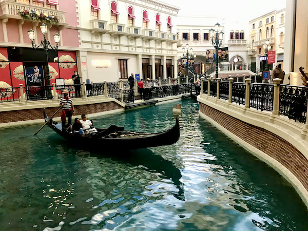 A replica of the Grand Canal in Venice Italy is another of the 15 Best Free Attractions Las Vegas NV