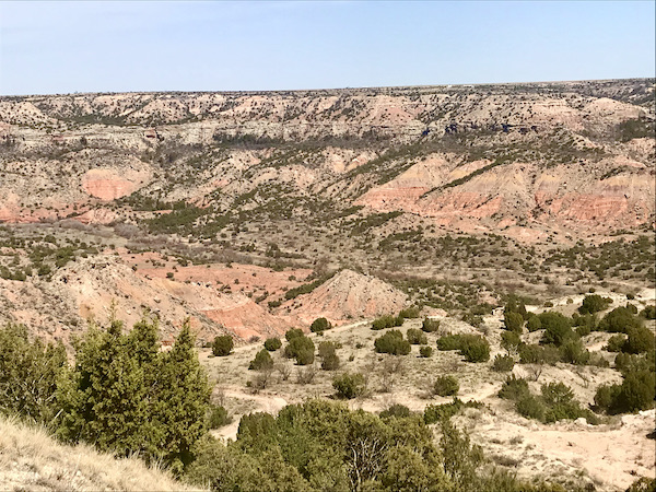 Another of the Highlights of Amarillo Texas was the colorful Palo Duro canyon.