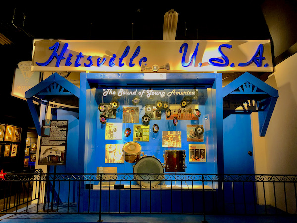 A replica of the house in Detroit that was home to Motown Records