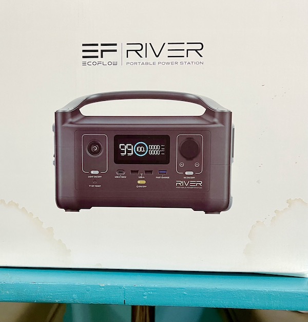 A white box with a picture of a power pack from Fabulous Gifts for Campers