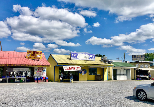 A few more seafood shacks at Westwego Shrimp Lot Louisiana