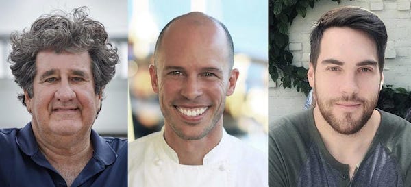 Three men who own Viva La Playa at Lake Worth Beach