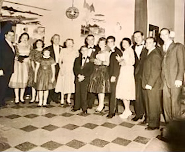 An old black and white family photo.