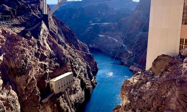 A bridge spanning the Colorado River