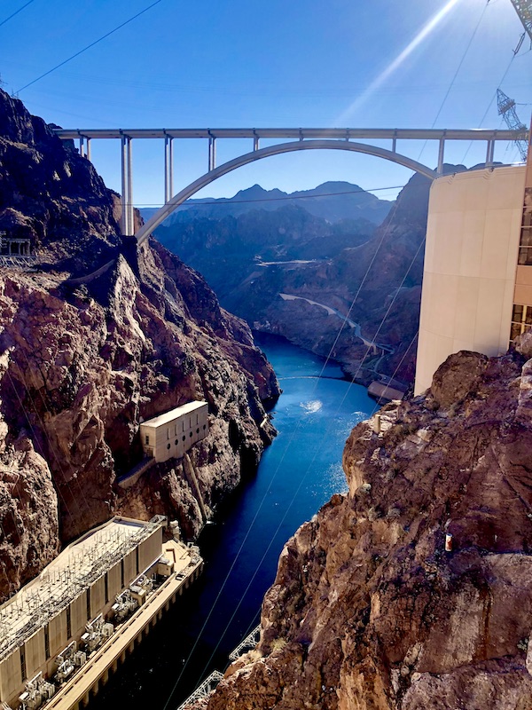A bridge spanning the Colorado River