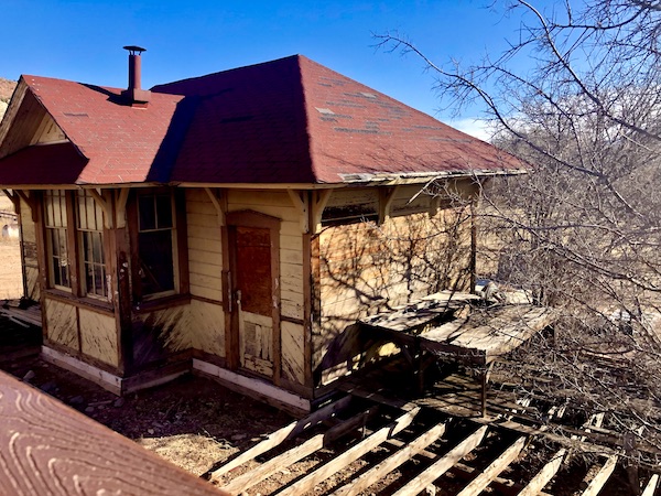 An old building that was once a RR station along our Verde Canyon Railroad Wilderness Route