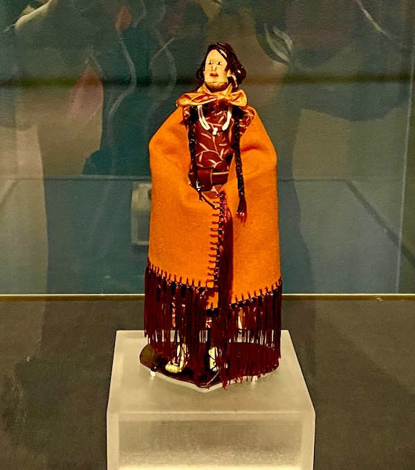 A Native American Doll on display at the Museum of the Rockies